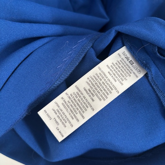 NWT French Connection Size 4 Fresco Blue Mini Dress - Picture 7 of 7